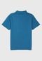 Camisa Polo Kyly Infantil Lisa Azul - Marca Kyly