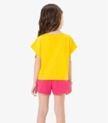 Conjunto Infantil Feminino Aloha Rovi Kids Amarelo - Marca Rovitex Kids