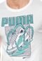 Camiseta Puma Sneaker Branca/Verde - Marca Puma