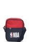 Bolsa NBA Shoulder Bag Color Block Azul-Marinho/Vermelho - Marca NBA