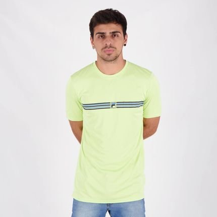 Camiseta Fila Aztec Box Stripes Verde - Marca Fila