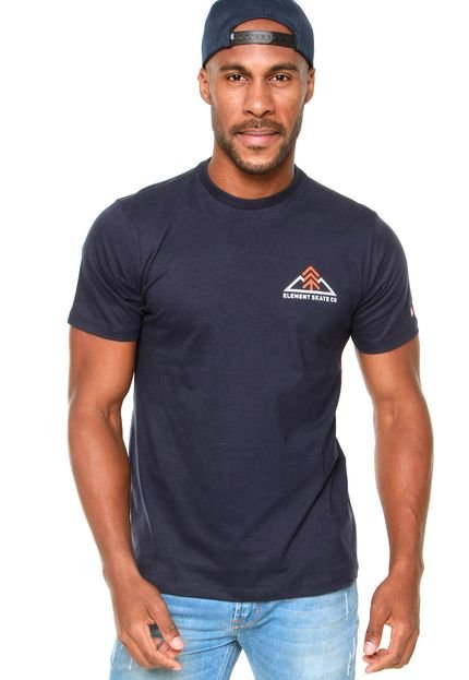 Camiseta Element Pine Tree Azul-marinho - Marca Element