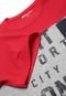 Camiseta Extreme Menino Escrita Vermelha - Marca Extreme