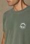 Camiseta Osklen Reta Label Verde - Marca Osklen