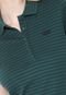 Camisa Polo Lacoste Slim Listrada Verde - Marca Lacoste