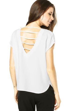Blusa Shoulder Off-White