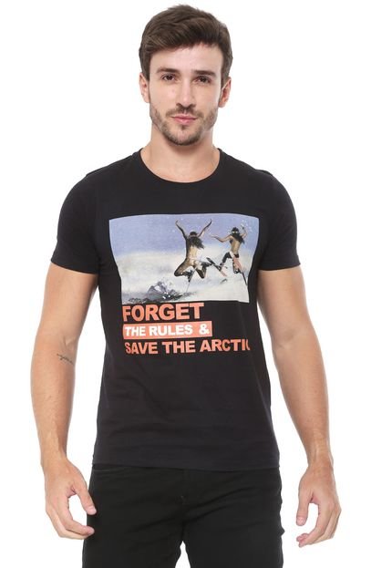 Camiseta Sergio K Save The Arctic Preta - Marca Sergio K