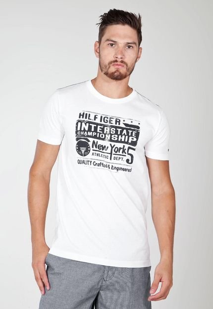 Camiseta Tommy Hilfiger Urban Off-White - Marca Tommy Hilfiger