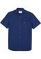 Camisa Lacoste Regular Fit Azul Marinho - Marca Lacoste