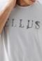 Camiseta Ellus Reta Fine Foil Classic Off-White - Marca Ellus