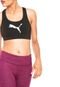 Top Puma Powershape Forever Logo Preto - Marca Puma