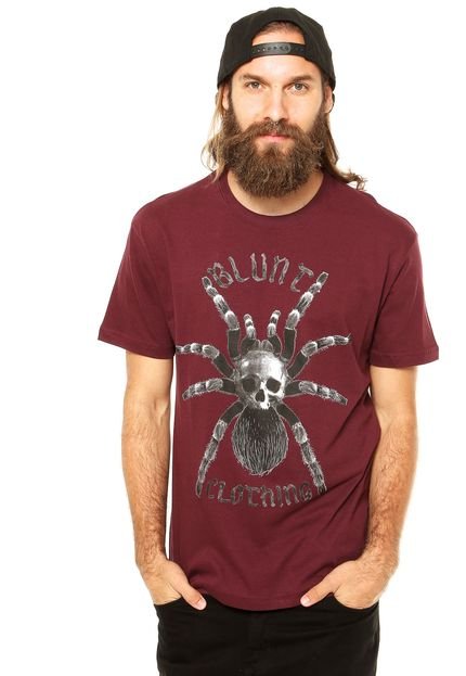 Camiseta Blunt Spiders Vinho - Marca Blunt