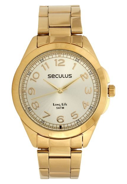 Relógio Seculus 28870LPSVDA1 Dourado - Marca Seculus