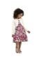 Vestido com Bolero Quimby Infantil Rosa - Marca Quimby