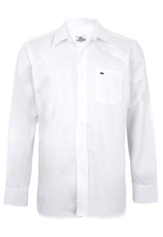 Camisa Lacoste Pocket Branca