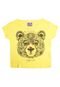 Blusa Japonesa Bear Amarela - Marca Colcci Fun