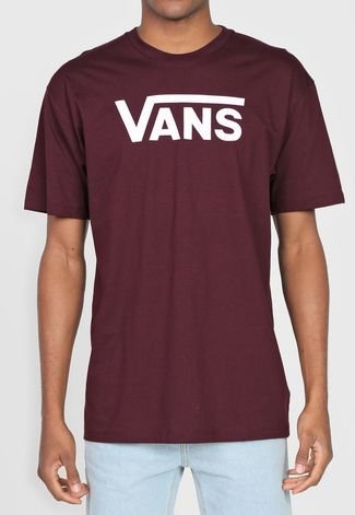 Camiseta Vans Classic Vinho