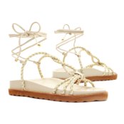 Sandália Papete Couro Off White Cecconello 2279001-2 - Marca Cecconello