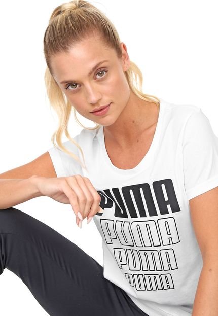 Camiseta Puma Rebel Graphic Branca - Marca Puma