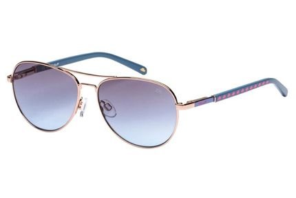Óculos de Sol Lilica Ripilica SLR110 C01/50 Dourado/Azul - Marca Lilica Ripilica