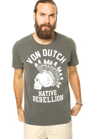 Camiseta Von Dutch Native Cinza