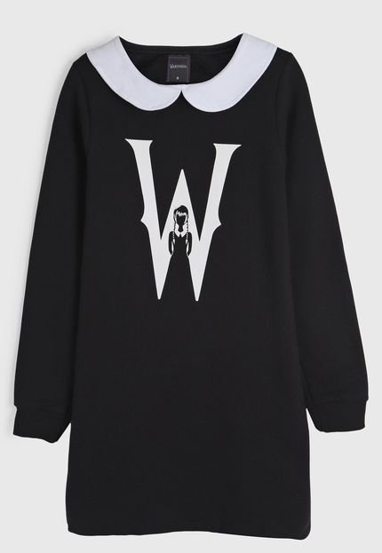 Vestido Infantil Brandili Wandinha Preto - Marca Brandili