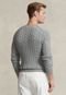 Suéter Tricot Polo Ralph Lauren Texturizado Cinza - Marca Polo Ralph Lauren