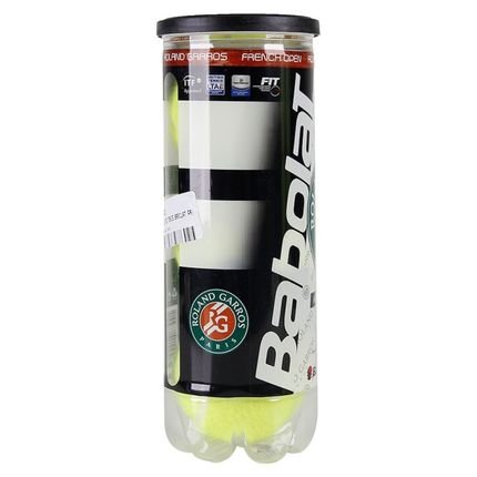 Menor preço em Bola Tenis Babolat Roland Garros - Pack 03 Bolas 01 Tubo