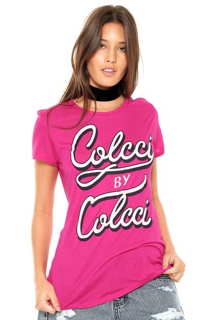 Blusa Colcci Estampada Rosa - Marca Colcci