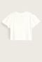 Camiseta Infantil GAP Logo Bordado Branca - Marca GAP