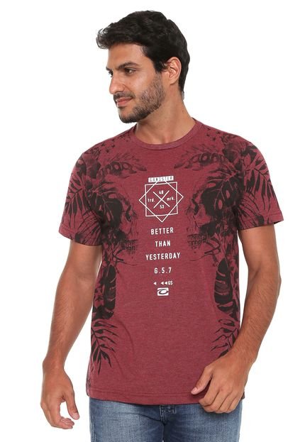 Camiseta Gangster Estampada Vinho - Marca Gangster