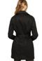 Casaco Malwee Trench Coat Preto - Marca Malwee