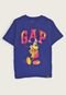 Camiseta Infantil GAP Mickey Mouse Azul - Marca GAP