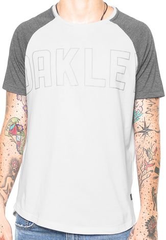 Camiseta Oakley Lk Series Raglan Branca