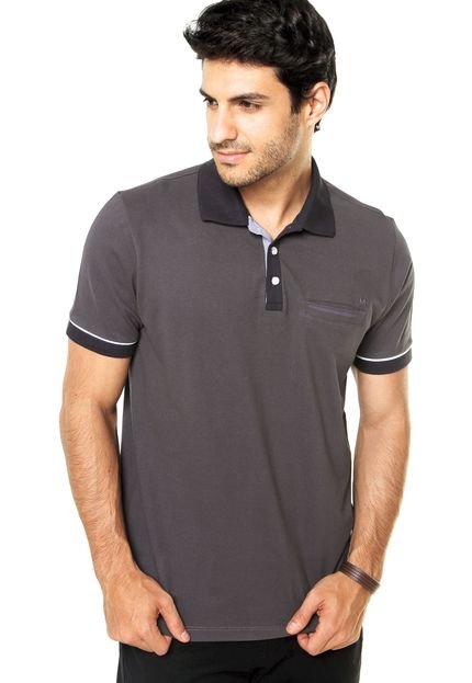 Camisa Polo M. Officer  Cinza - Marca M. Officer