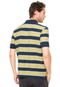 Camisa Polo Nautica Listrada Azul/Amarelo - Marca Nautica