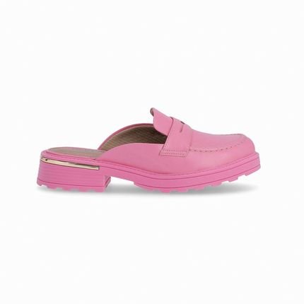 PICCADILLY MAXI – Sapato Mule Gisa Anabela Médio Rosa Chiclete - Marca Piccadilly