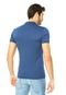 Camisa Polo Lacoste Recorte Azul - Marca Lacoste