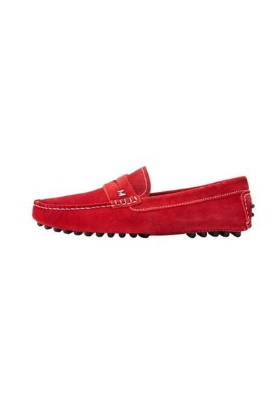 Mocasin Miraflores Rojo Gamuza Mh Mocs Mocasin Miraflores Rojo