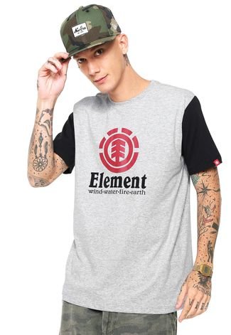 Camiseta Element Vertical Cinza