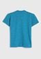 Camiseta Kamylus Infantil Botões Azul - Marca Kamylus