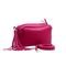 Bolsa Crossbody Feminina Minimalista Com Alça Tira Colo Regulável E Detalhe em Chaveiro Pink - Marca WILLIBAGS