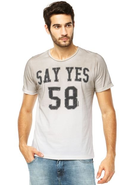 Camiseta Sommer Mid Say Yes Cinza - Marca Sommer