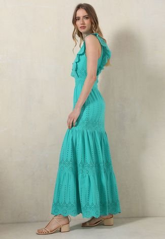 Vestido hot sale verde dafiti