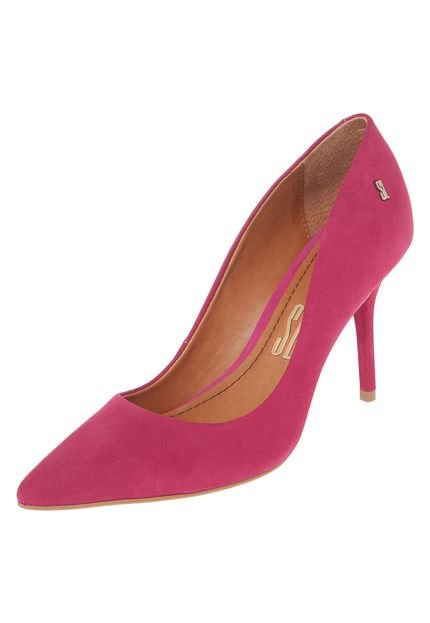 Scarpin Santa Lolla Bico Salto Fino Rosa - Marca Santa Lolla