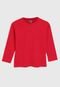 Camiseta Kyly Infantil Lisa Vermelha - Marca Kyly