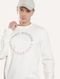 Moletom Tommy Hilfiger Masculino Crewneck Monotype Roundall Off-White - Marca Tommy Hilfiger