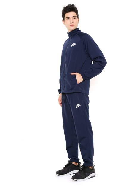 Agasalho Nike Sportswear TRK Suit PK Bas Azul-marinho - Marca Nike Sportswear