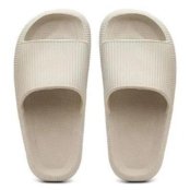 Chinelo Feminino Nuvem Ortopédico Slide Confortavel Bege - Marca Lavini Shoes