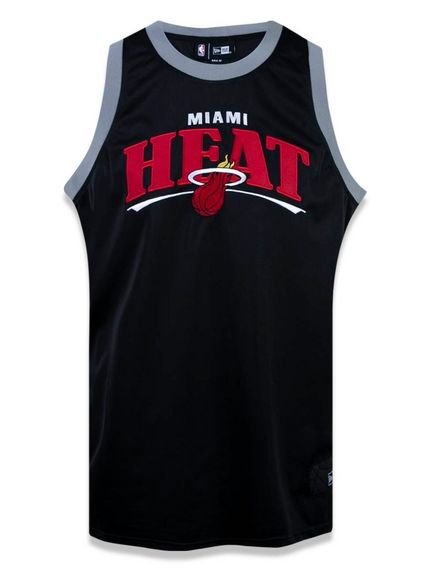 Regata New Era Performance Miami Heat Preto - Marca New Era